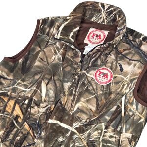 Final Approach Brand Waterfowlers Vtg Camo Hunting Vest Duck Geese Vintage Large